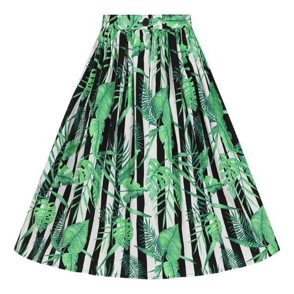 Stripes and Plants Skirt in Various Sizes New with tags - Picture 7 of 9